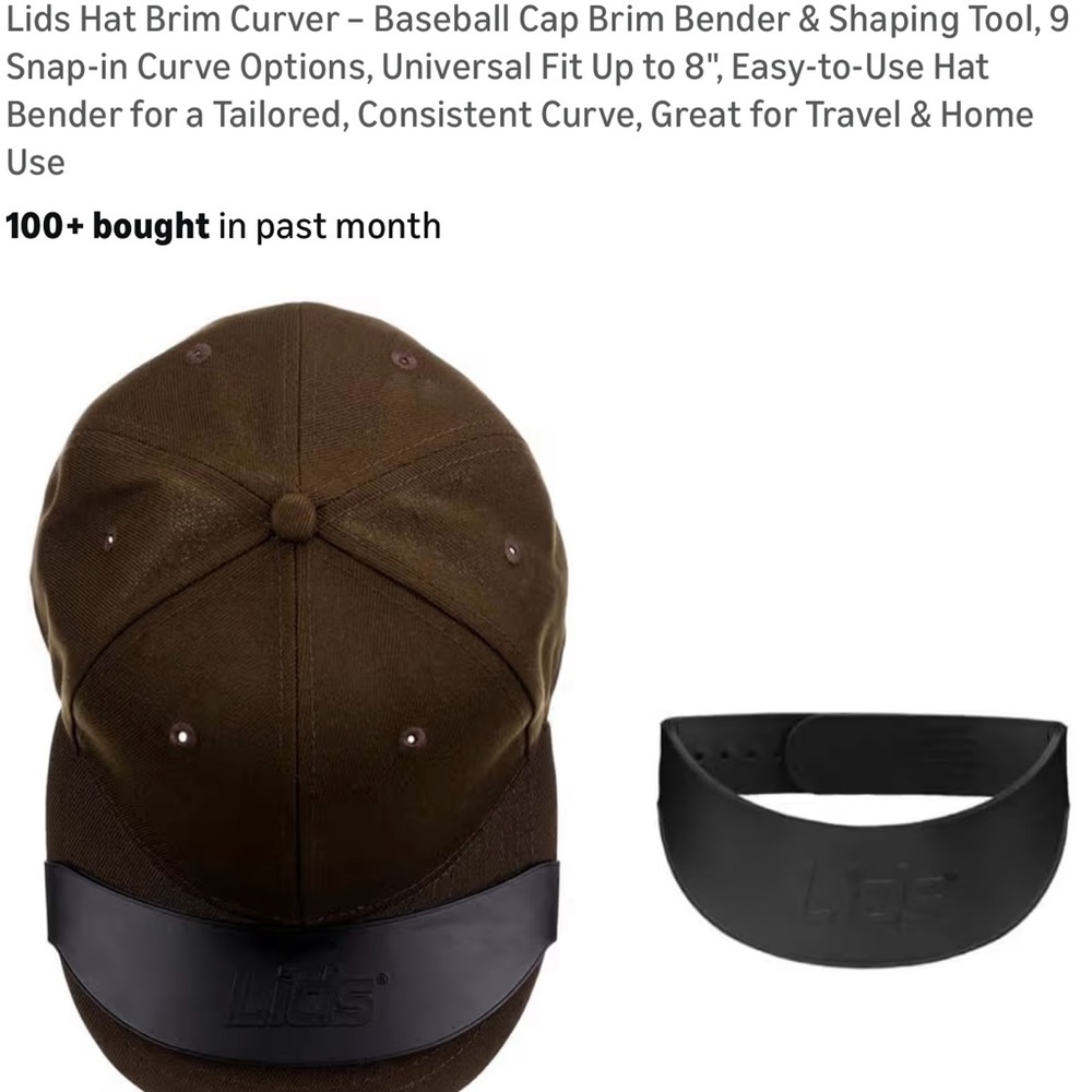 Lids Black Visor